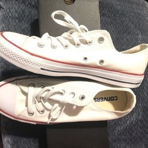 NEW White Converse Shoes